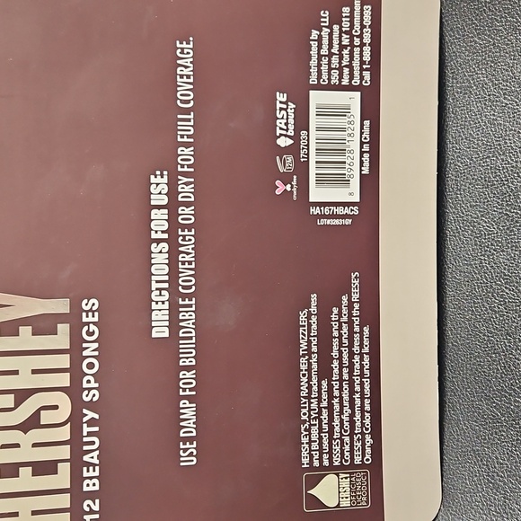 Hershey 12 beauty sponges nwt - Picture 2 of 2